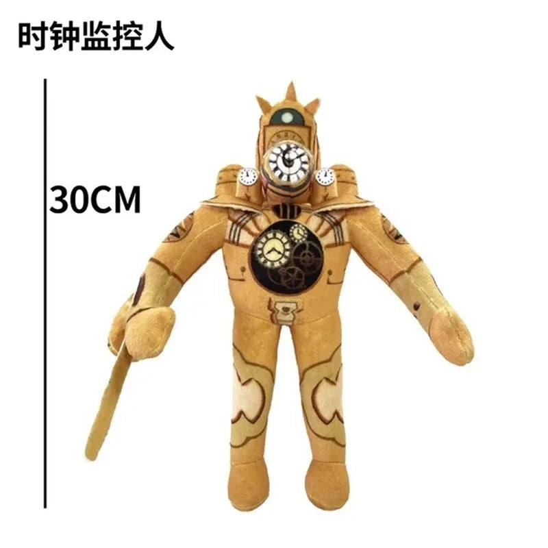 Skibidi Toilet Stuffed Plush Doll Toys Collectible Gifts for Kids Fans Adults Birthday Anime Game Figure Titan TV Man Cameraman