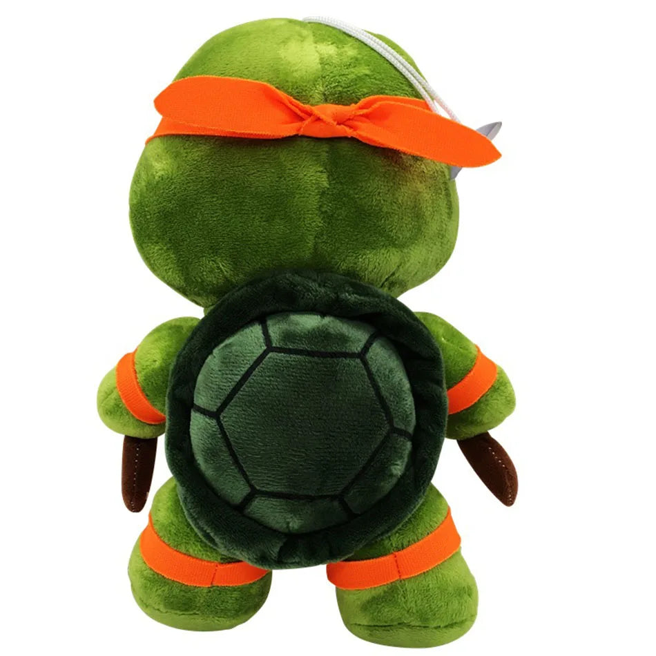 Ninja Turtles Plush Dolls25cm  Anime Game TMNT Leo Raph Mike Don Stuffed Animals Decoration Ornament Toys for Kids Birthday Gift
