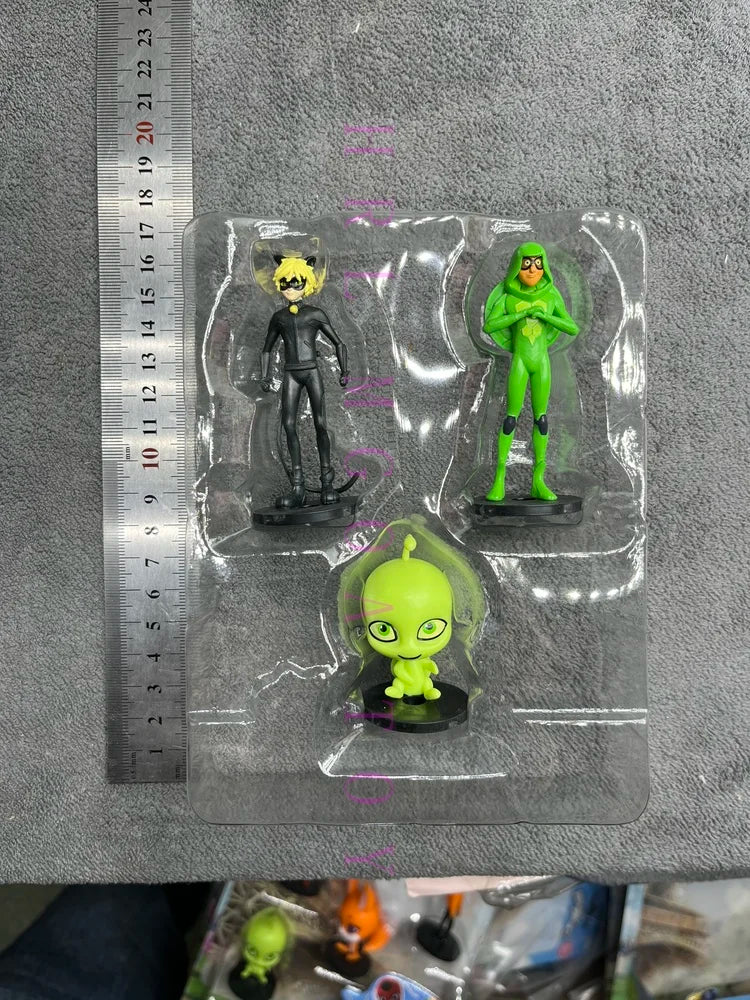 Miraculous: Tales of Ladybug and Cat Noir  Movie Cartoon Anime Characters Red Girl Black Cat Multiple Pets Elf Dolls Children's Gift Toys