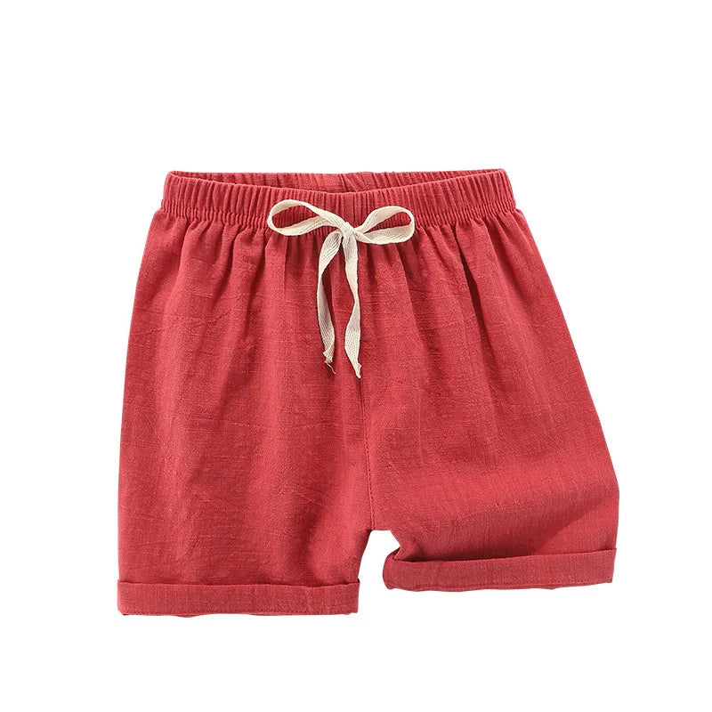 Girl's Linen Cotton Shorts