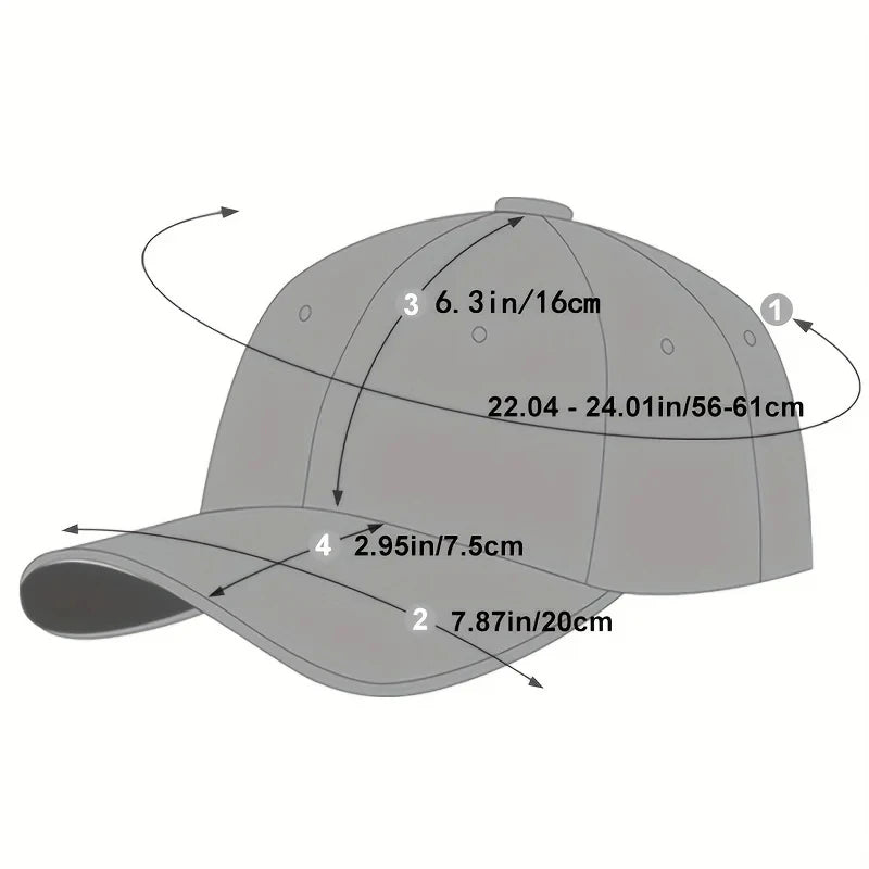 Embroidered Adjustable Baseball Outdoor Caps