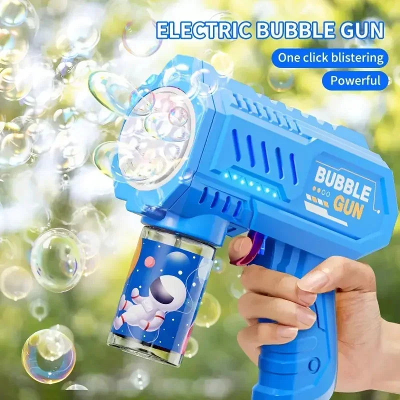 10 Holes Children Electric Bubble Gun