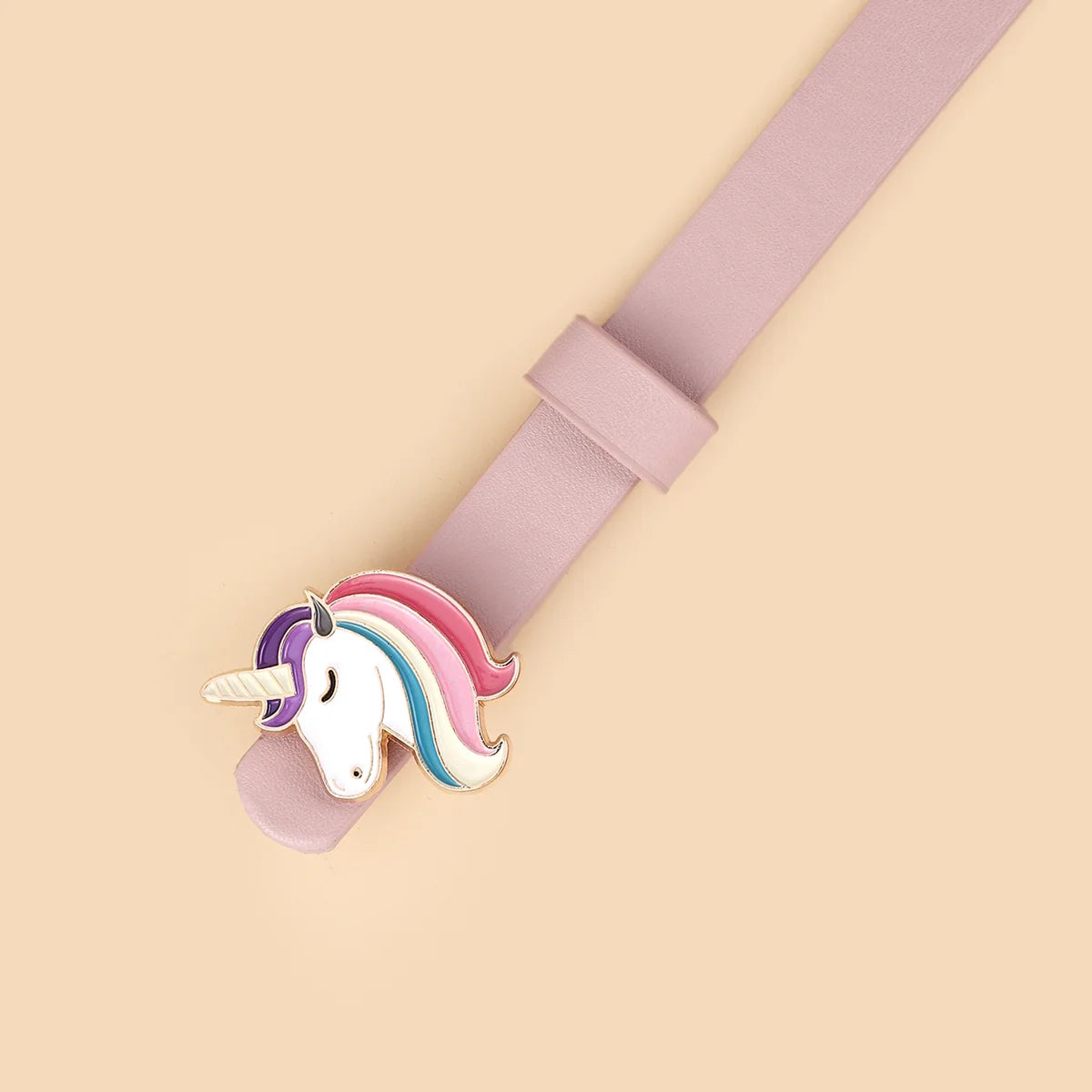 Unicorn Pony Thin Buckle Belt