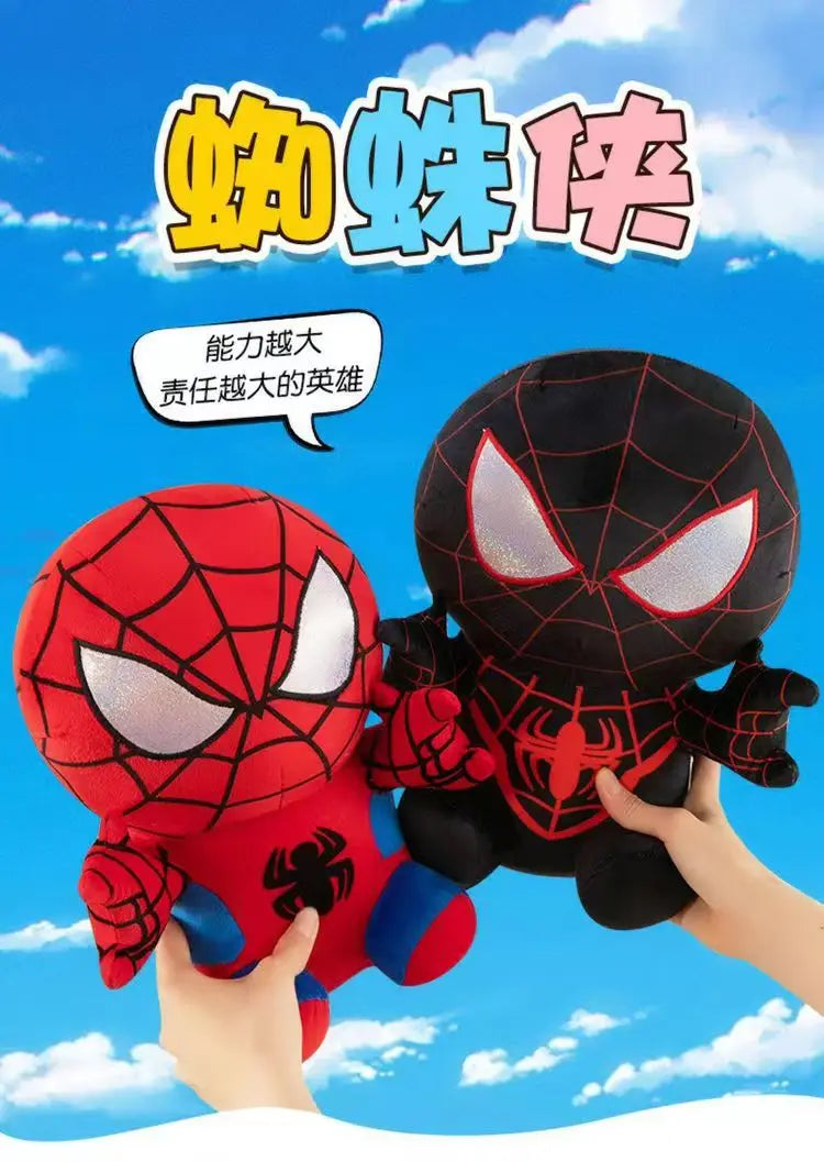 Marvel Movie The Avengers Anime Cartoon Figure Spider Man Fills Plush Toys 25CM Stuffed Dolls Child Christmas Gifts