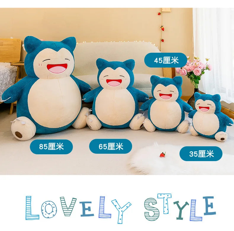 Pokemon Cartoon Snorlax 35cm Plush Toy Anime Movie Pocket Monster New Rare Soft Stuffed Animal Doll For Xmas Gift