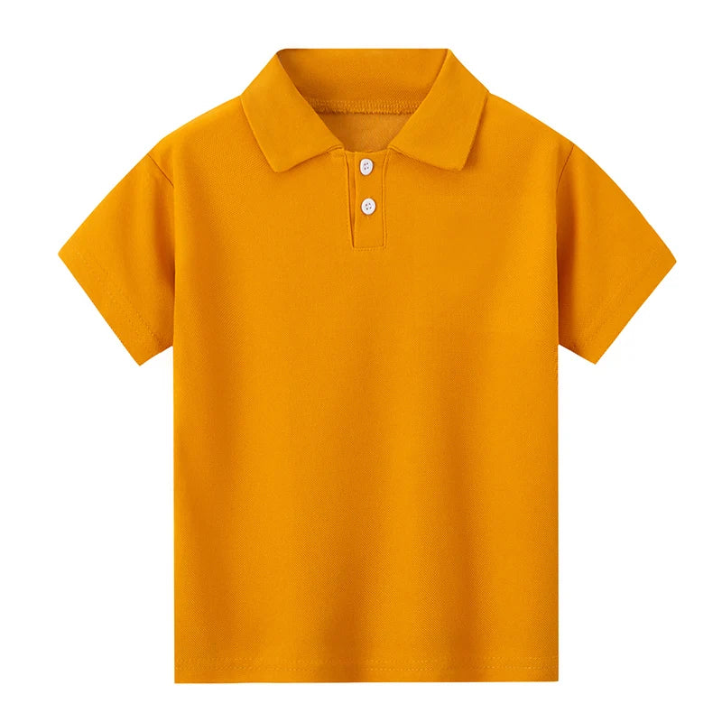 Comfortable Solid Color POLO  T-shirt