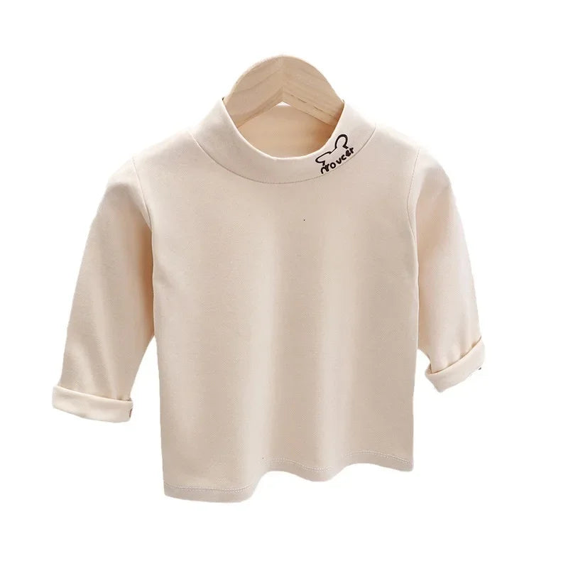 Girl's Long Sleeve Turtleneck Tees