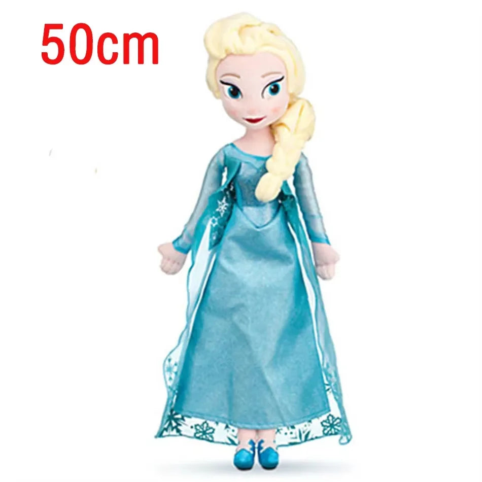 Disney movie Frozen Elsa And Anna 30-50CM Plush Stuffed Dolls From The Animated Movie  Frozen  Are Suitable As Birthday Or Christmas Gifts For Girls