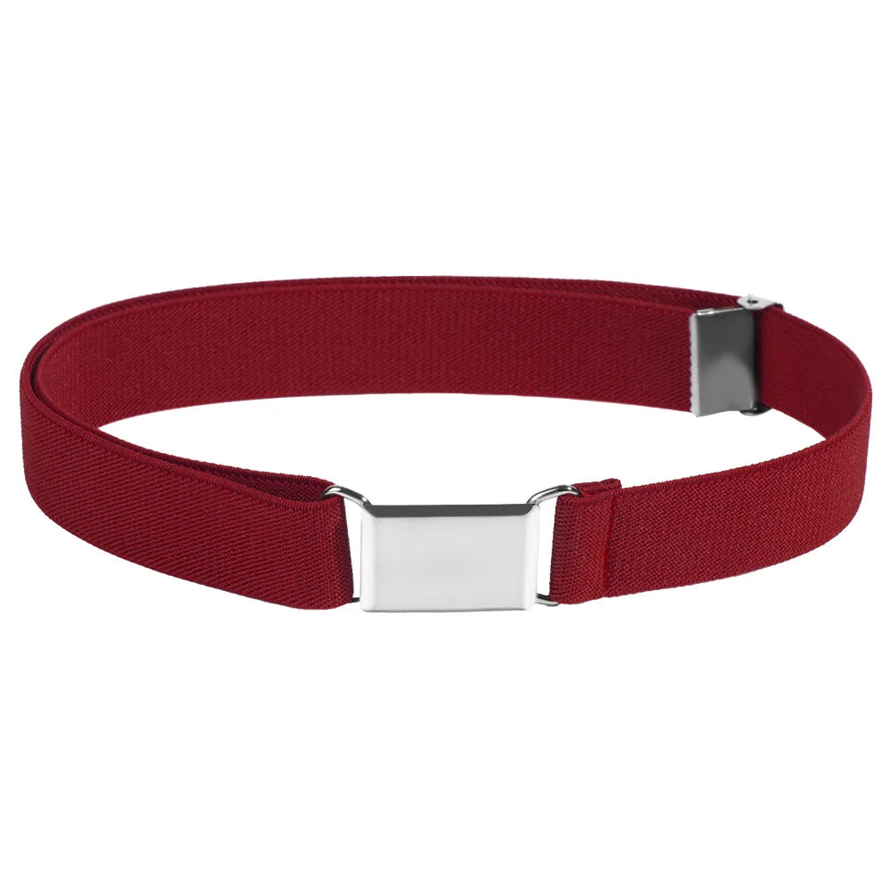 Adjustable Elastic Canvas Waistband Belts For Kids