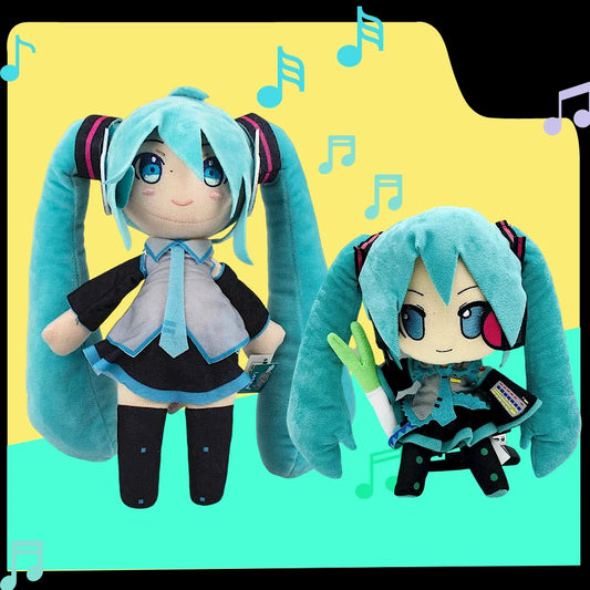 Japanese Anime Hatsune Miku  25cm Plush Doll Soft Pillow Future Doll Cute Christmas Gift For Children