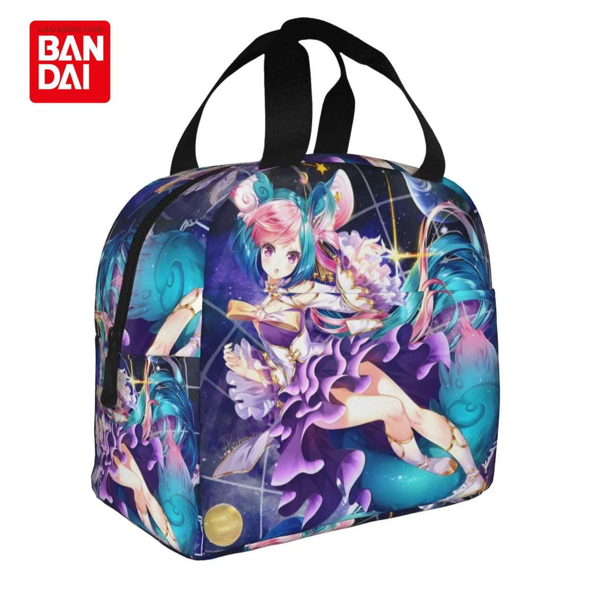 Hatsune Miku Insulated Lunch Bag for School Kids Office Sac Lunch Portable Thermal Cooler Lunch Box Handbag Gift