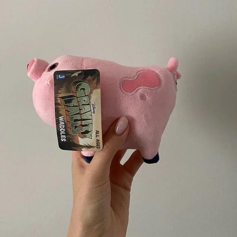 Disney Anime Movie Gravity Falls Figures Waddles Pig 18cm  Cartoon Stuffed Animals Plush Doll Toy for Girl New Year Xmas Gift