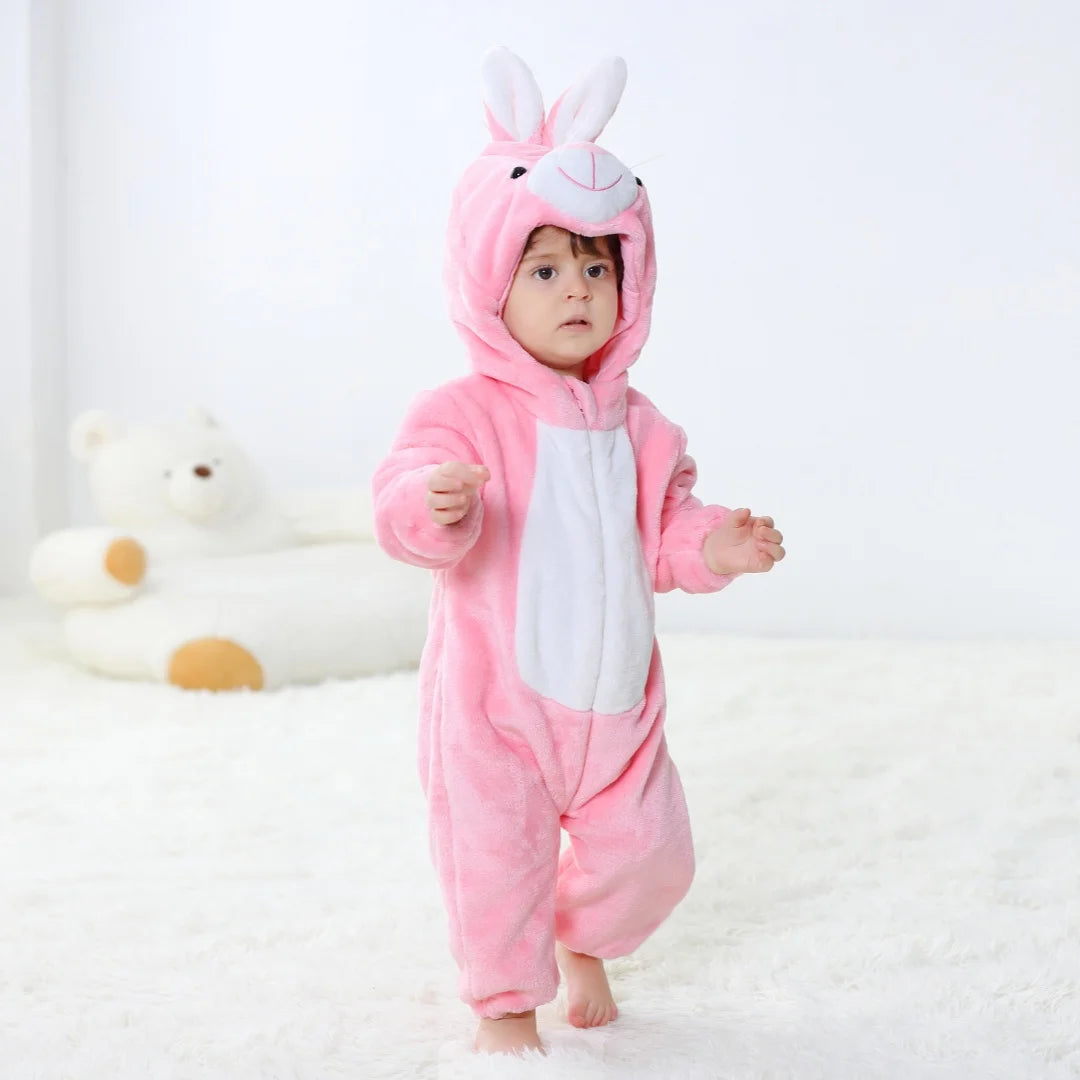 Newborn Animal Themed Jumpsuit