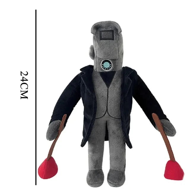 Skibidi Toilet Stuffed Plush Doll Toys Collectible Gifts for Kids Fans Adults Birthday Anime Game Figure Titan TV Man Cameraman